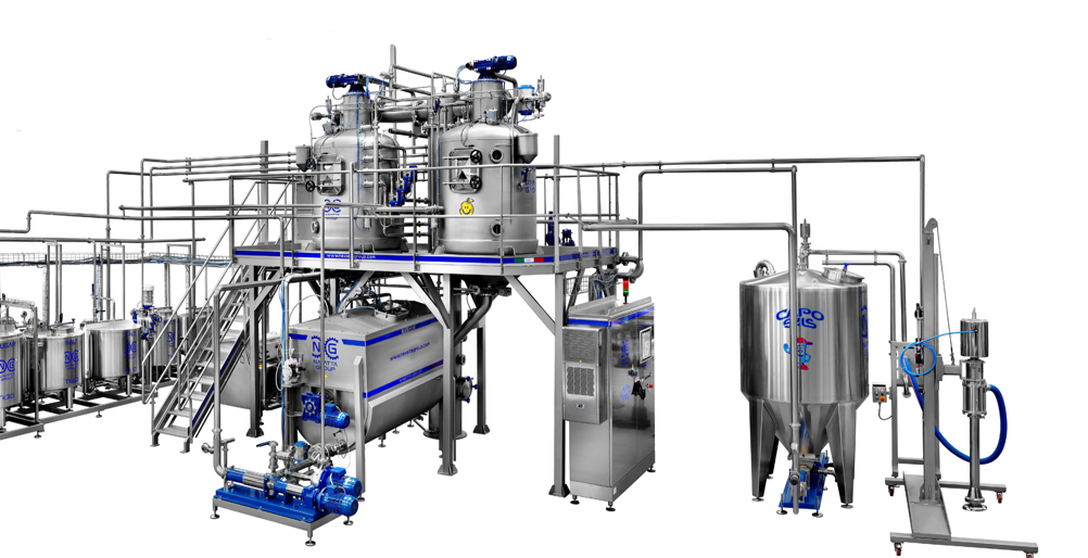 Equipment and lines for the integrated processing of fruit and vegetables